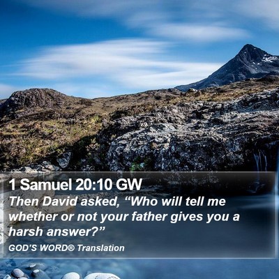 1 Samuel 20:10 GW Bible Verse Image