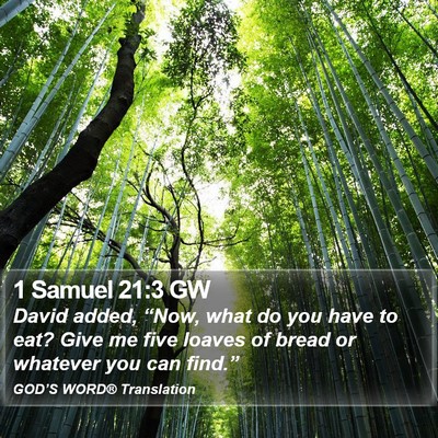 1 Samuel 21:3 GW Bible Verse Image