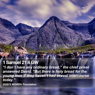 1 Samuel 21:4 GW Bible Verse Image