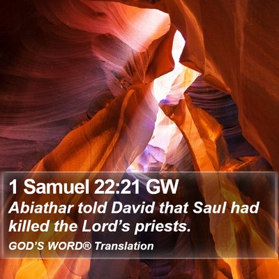 1 Samuel 22:21 GW Bible Verse Image