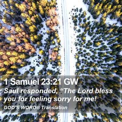 1 Samuel 23:21 GW Bible Verse Image