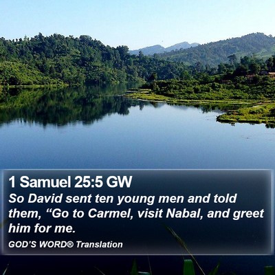 1 Samuel 25:5 GW Bible Verse Image