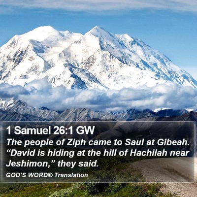 1 Samuel 26:1 GW Bible Verse Image