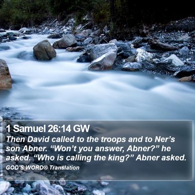 1 Samuel 26:14 GW Bible Verse Image