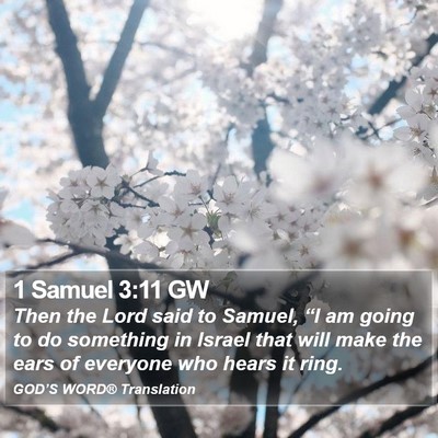 1 Samuel 3:11 GW Bible Verse Image