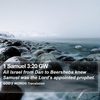 1 Samuel 3:20 GW Bible Verse Image