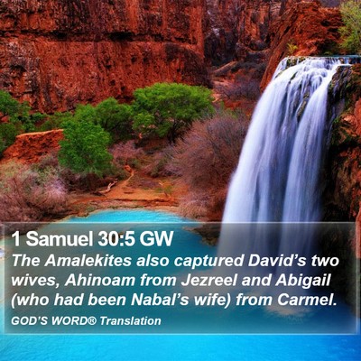 1 Samuel 30:5 GW Bible Verse Image