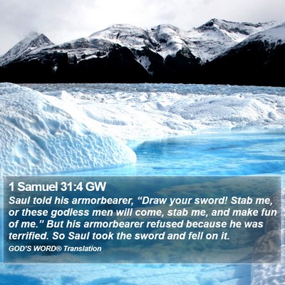 1 Samuel 31:4 GW Bible Verse Image