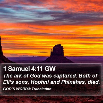 1 Samuel 4:11 GW Bible Verse Image