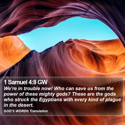 1 Samuel 4:8 GW Bible Verse Image