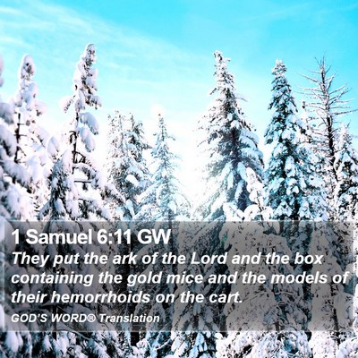 1 Samuel 6:11 GW Bible Verse Image