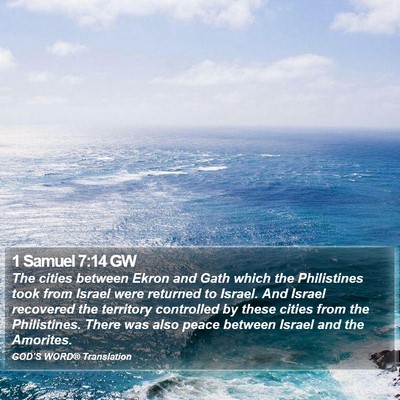 1 Samuel 7:14 GW Bible Verse Image