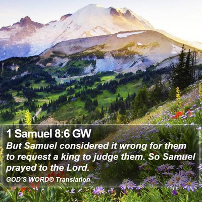 1 Samuel 8:6 GW Bible Verse Image