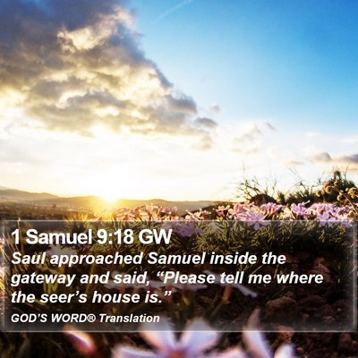 1 Samuel 9:18 GW Bible Verse Image