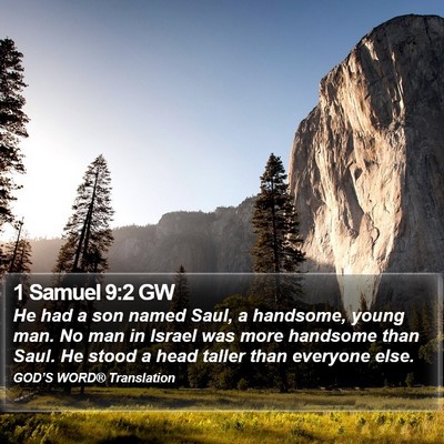 1 Samuel 9:2 GW Bible Verse Image