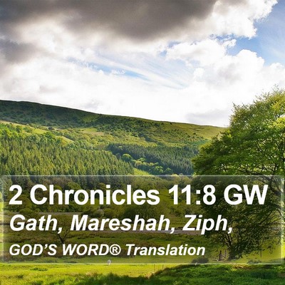 2 Chronicles 11:8 GW Bible Verse Image