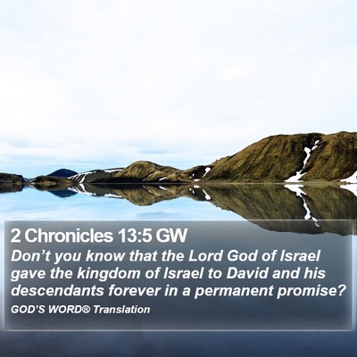 2 Chronicles 13:5 GW Bible Verse Image