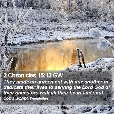 2 Chronicles 15:12 GW Bible Verse Image