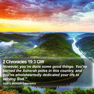 2 Chronicles 19:3 GW Bible Verse Image