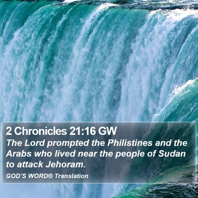 2 Chronicles 21:16 GW Bible Verse Image