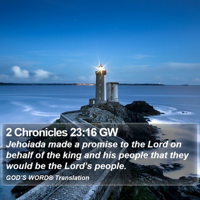 2 Chronicles 23:16 GW Bible Verse Image