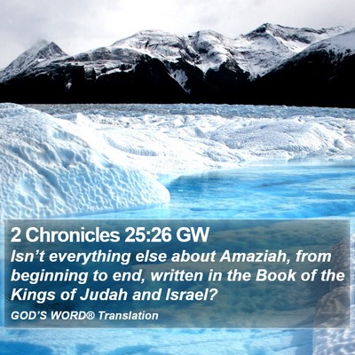 2 Chronicles 25:26 GW Bible Verse Image