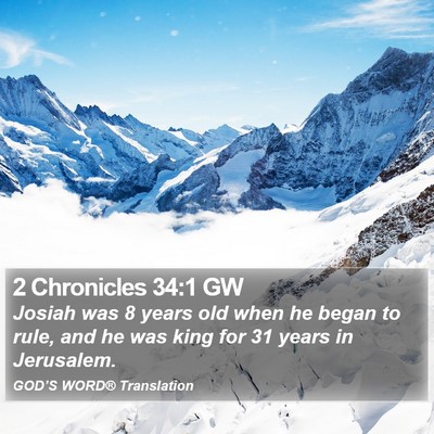 2 Chronicles 34:1 GW Bible Verse Image