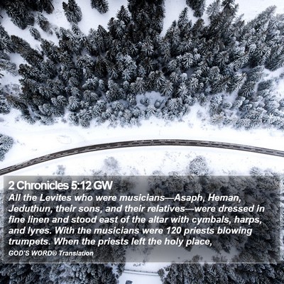 2 Chronicles 5:12 GW Bible Verse Image