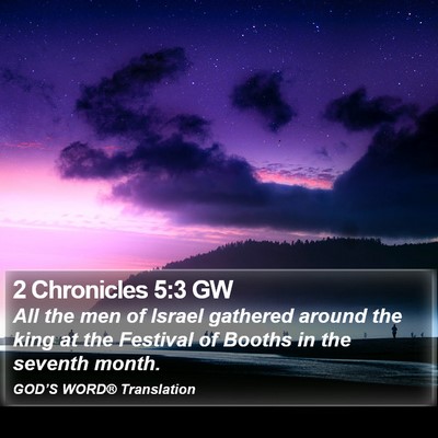 2 Chronicles 5:3 GW Bible Verse Image