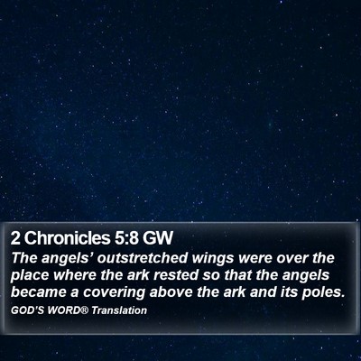 2 Chronicles 5:8 GW Bible Verse Image