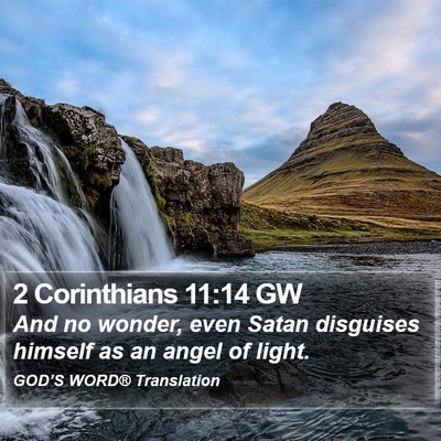 2 Corinthians 11:14 GW Bible Verse Image