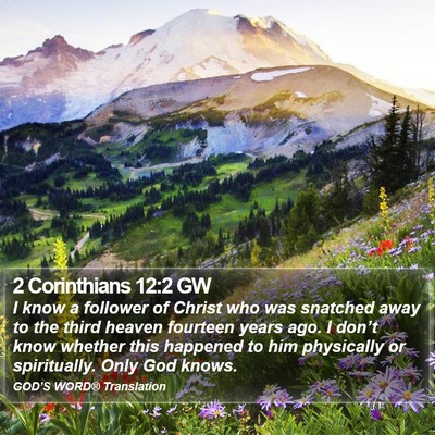 2 Corinthians 12:2 GW Bible Verse Image