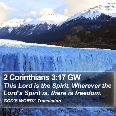 2 Corinthians 3:17 GW Bible Verse Image