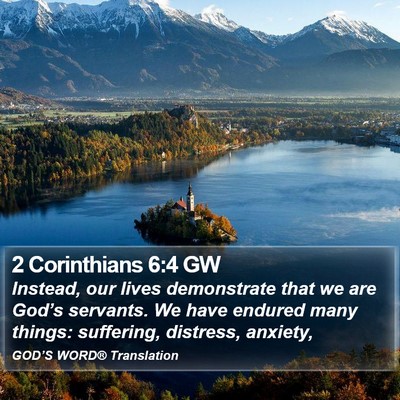 2 Corinthians 6:4 GW Bible Verse Image