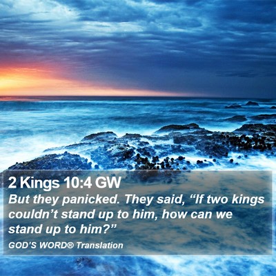 2 Kings 10:4 GW Bible Verse Image