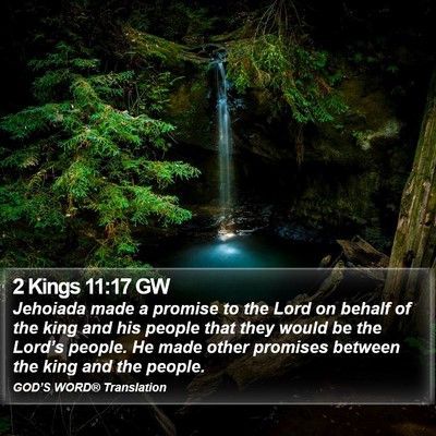 2 Kings 11:17 GW Bible Verse Image