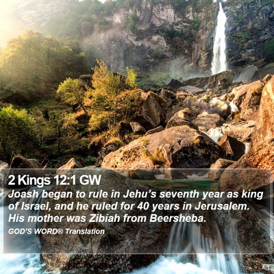 2 Kings 12:1 GW Bible Verse Image