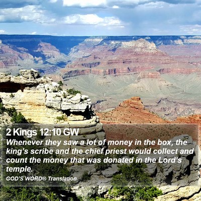 2 Kings 12:10 GW Bible Verse Image