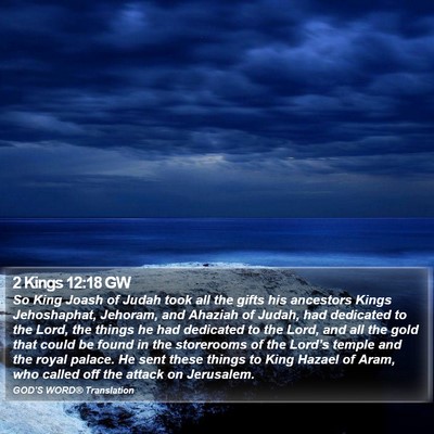 2 Kings 12:18 GW Bible Verse Image