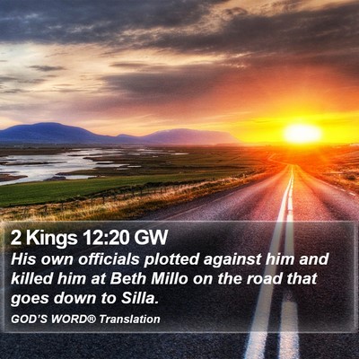 2 Kings 12:20 GW Bible Verse Image