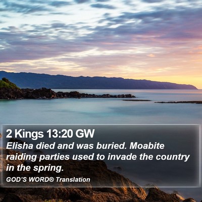 2 Kings 13:20 GW Bible Verse Image
