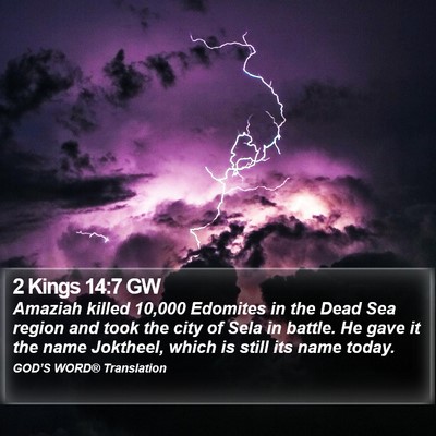 2 Kings 14:7 GW Bible Verse Image