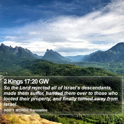 2 Kings 17:20 GW Bible Verse Image
