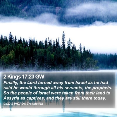 2 Kings 17:23 GW Bible Verse Image