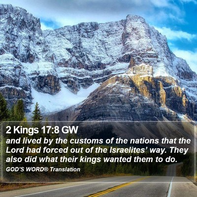 2 Kings 17:8 GW Bible Verse Image