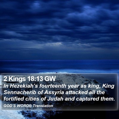 2 Kings 18:13 GW Bible Verse Image