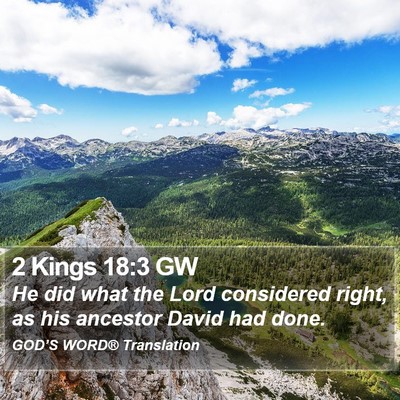 2 Kings 18:3 GW Bible Verse Image
