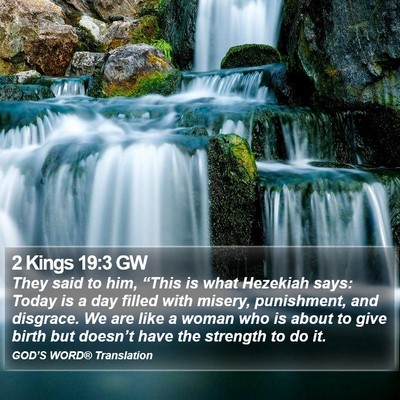 2 Kings 19:3 GW Bible Verse Image