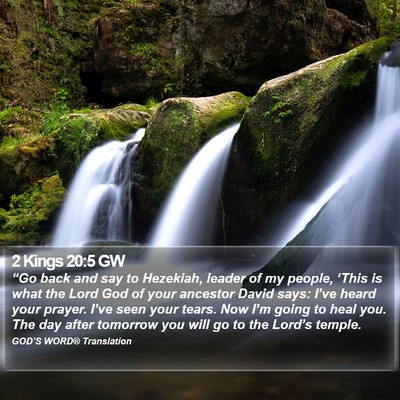 2 Kings 20:5 GW Bible Verse Image