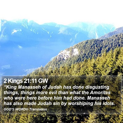 2 Kings 21:11 GW Bible Verse Image